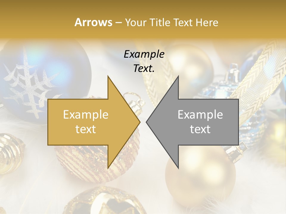Decorate Sphere Blue PowerPoint Template