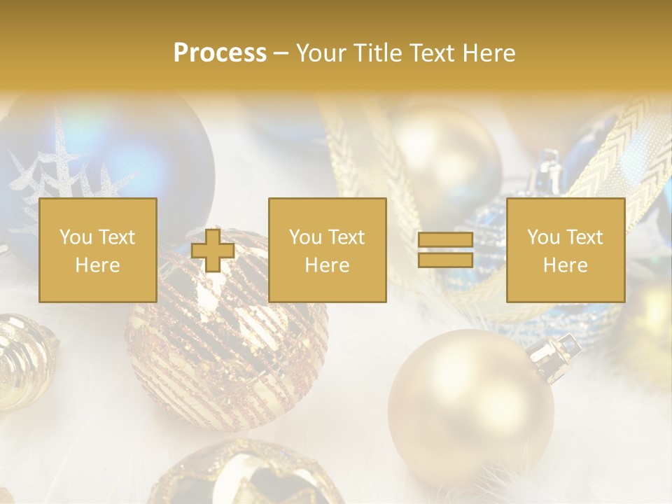 Decorate Sphere Blue PowerPoint Template