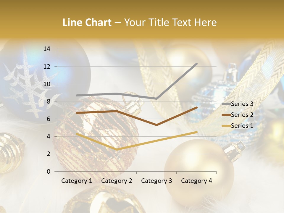 Decorate Sphere Blue PowerPoint Template