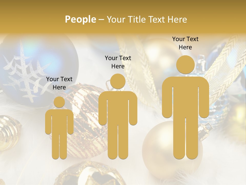 Decorate Sphere Blue PowerPoint Template