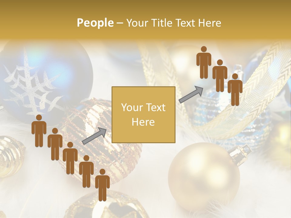 Decorate Sphere Blue PowerPoint Template