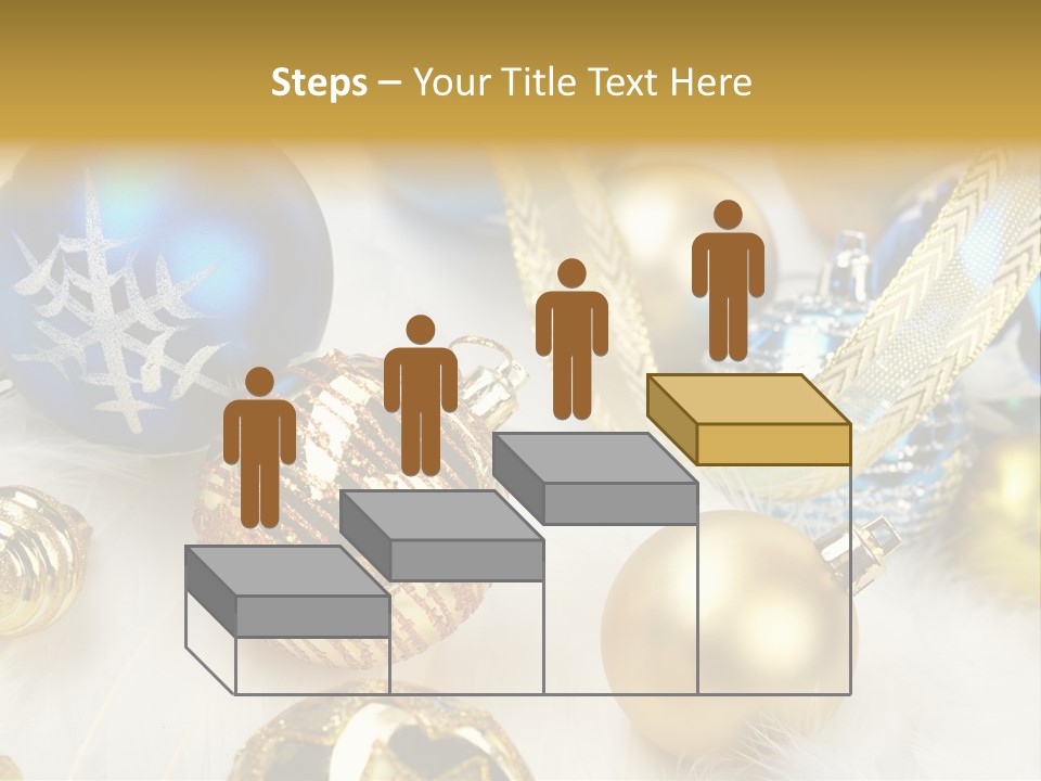 Decorate Sphere Blue PowerPoint Template