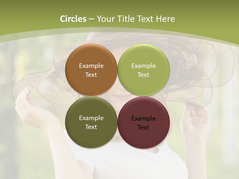 Portrait Hold Birch PowerPoint Template