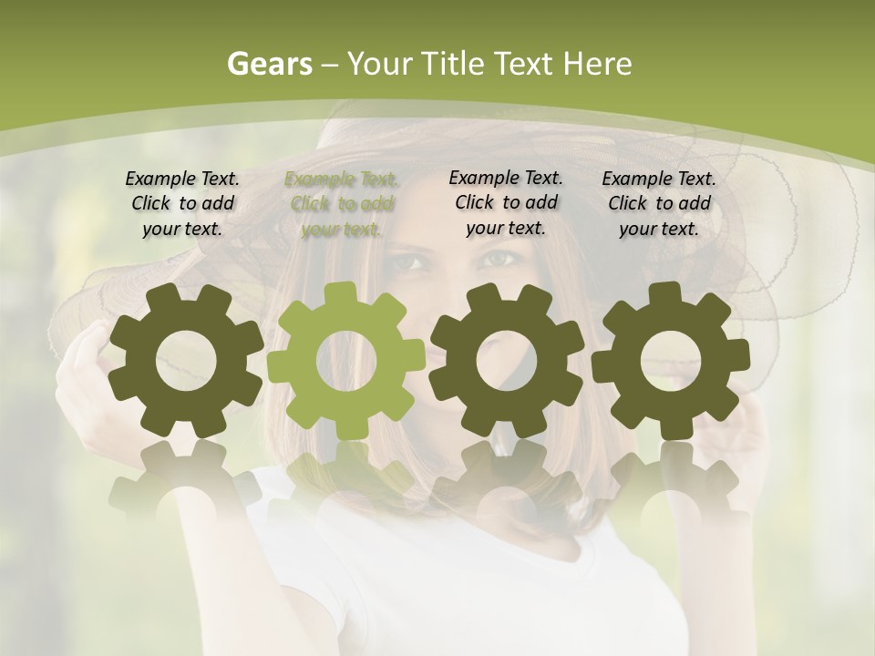 Portrait Hold Birch PowerPoint Template