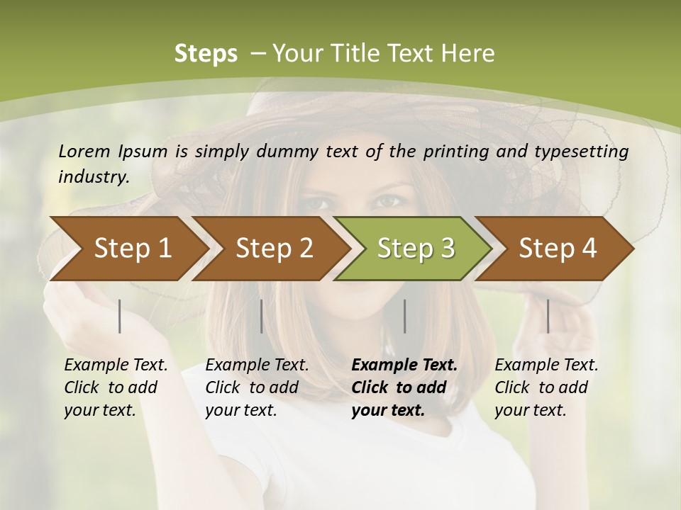 Portrait Hold Birch PowerPoint Template