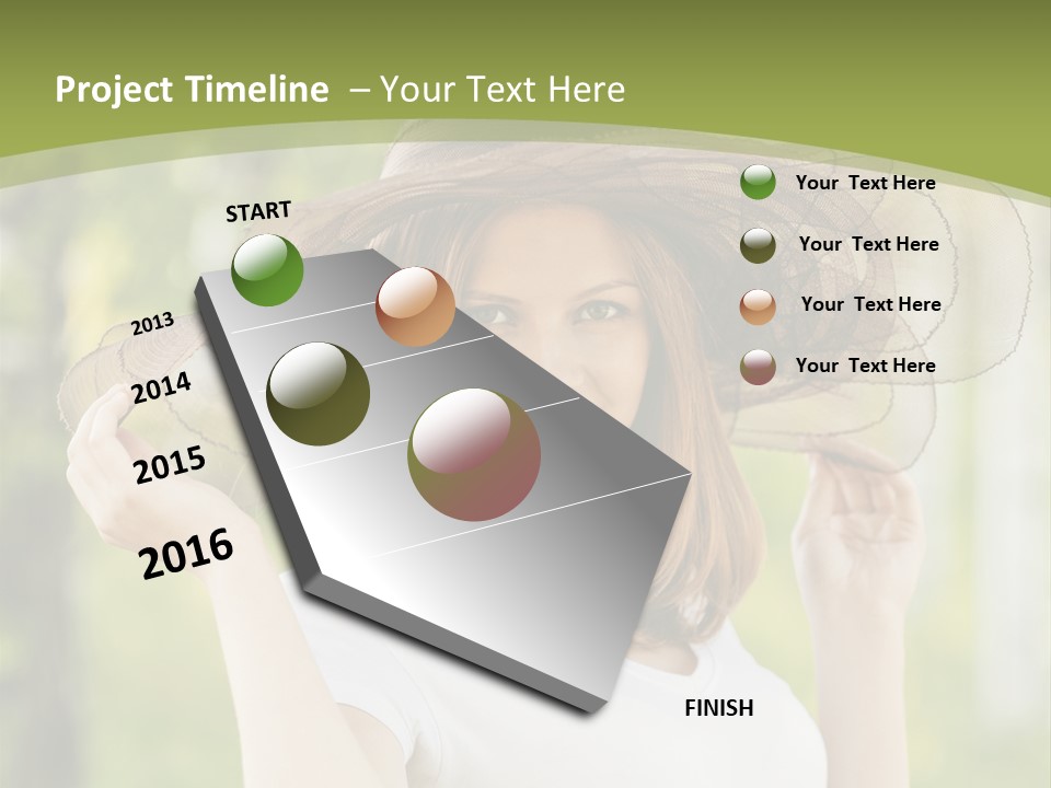 Portrait Hold Birch PowerPoint Template