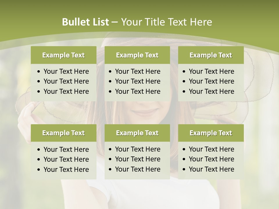 Portrait Hold Birch PowerPoint Template