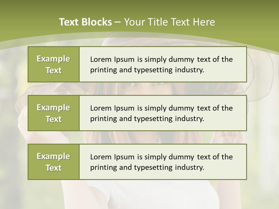 Portrait Hold Birch PowerPoint Template