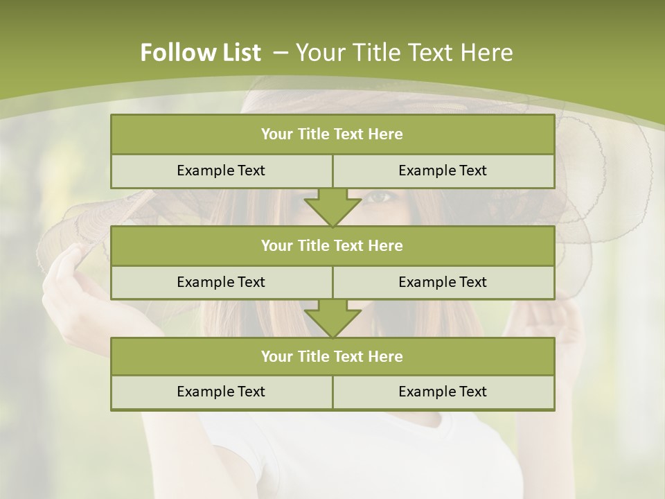 Portrait Hold Birch PowerPoint Template