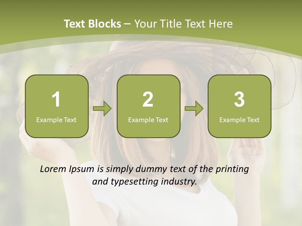 Portrait Hold Birch PowerPoint Template