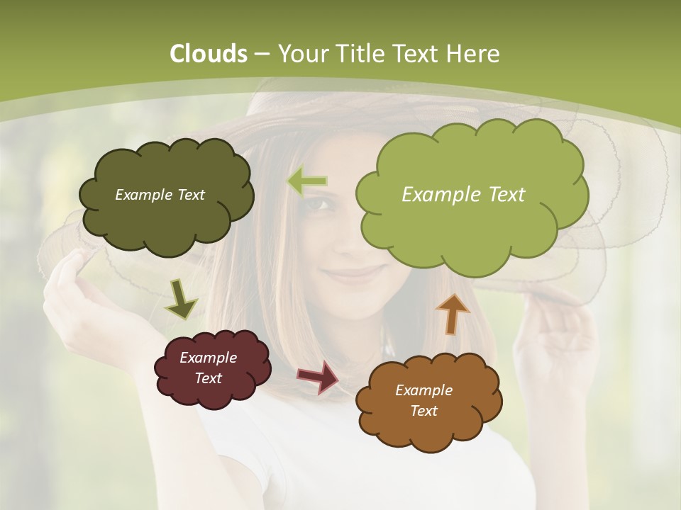 Portrait Hold Birch PowerPoint Template