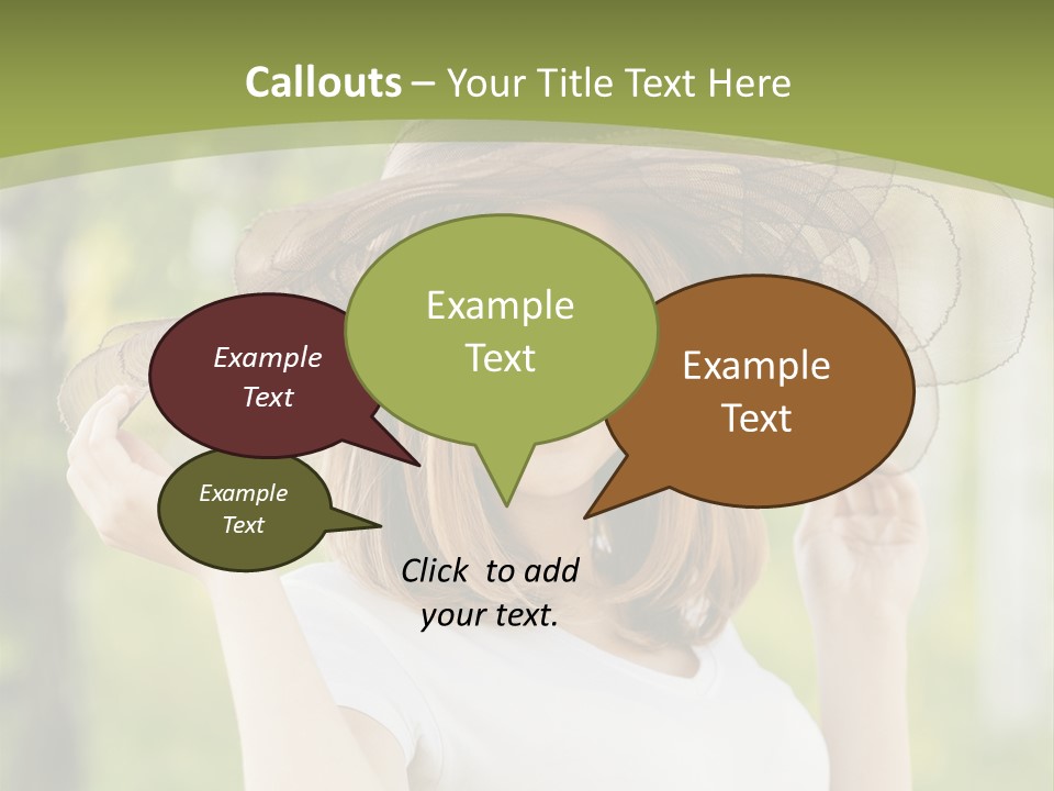 Portrait Hold Birch PowerPoint Template