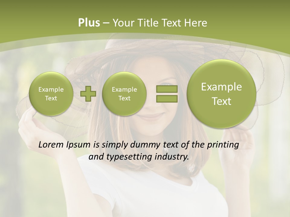 Portrait Hold Birch PowerPoint Template