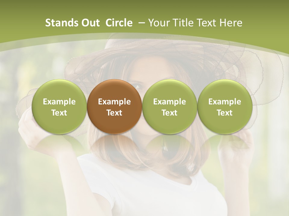 Portrait Hold Birch PowerPoint Template