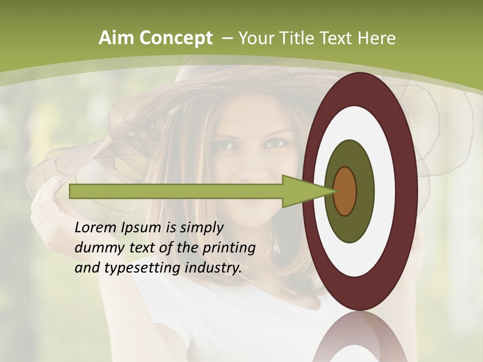 Portrait Hold Birch PowerPoint Template