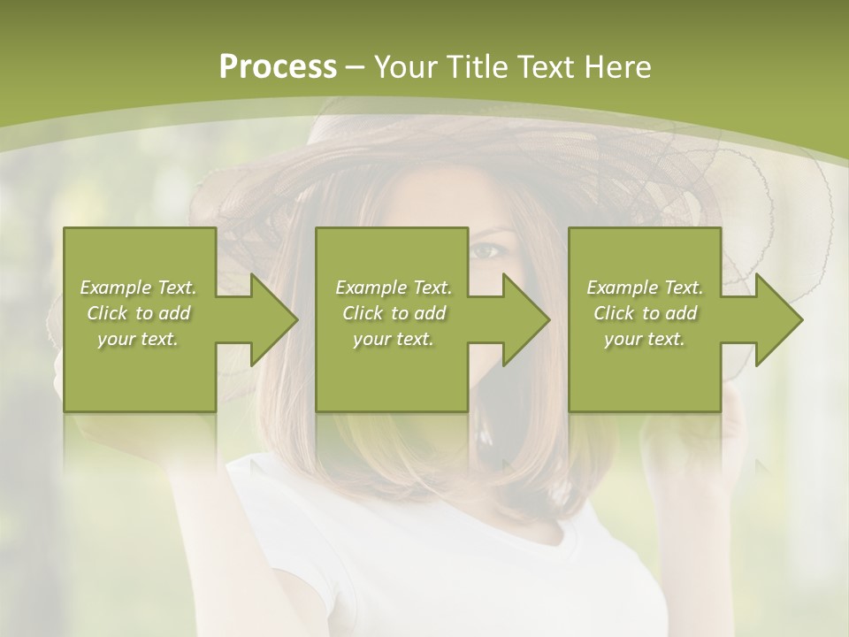 Portrait Hold Birch PowerPoint Template