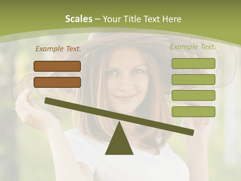 Portrait Hold Birch PowerPoint Template