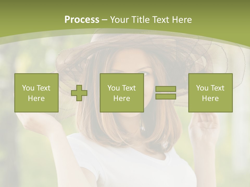 Portrait Hold Birch PowerPoint Template