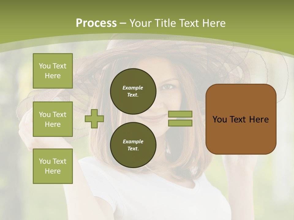 Portrait Hold Birch PowerPoint Template