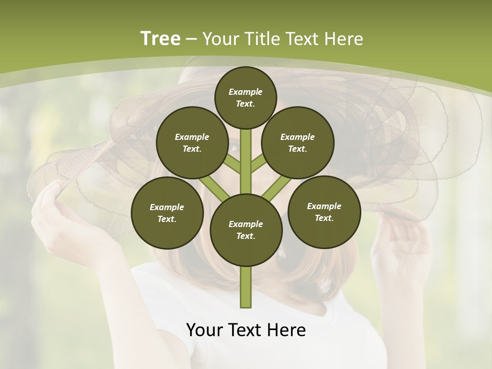 Portrait Hold Birch PowerPoint Template