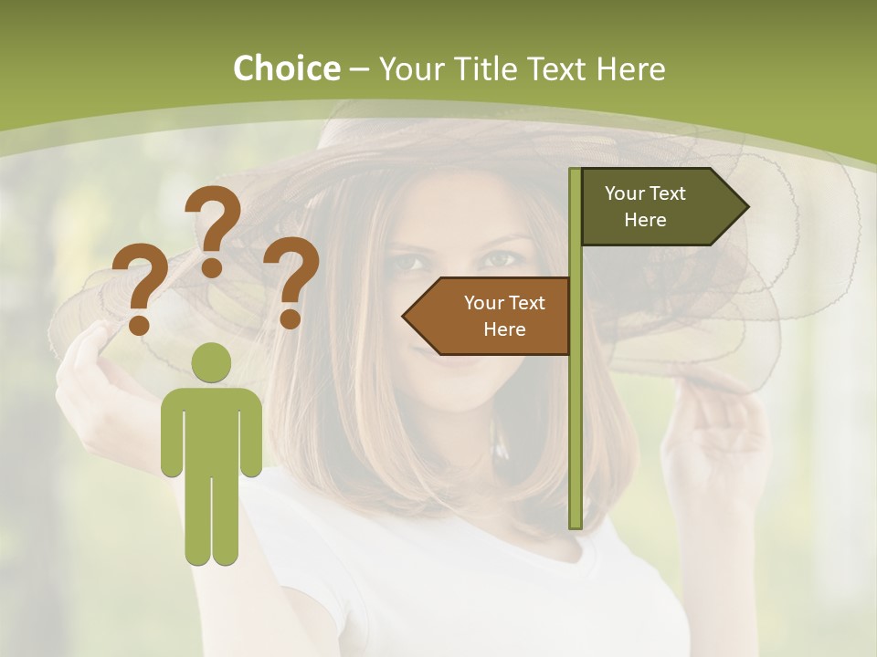 Portrait Hold Birch PowerPoint Template