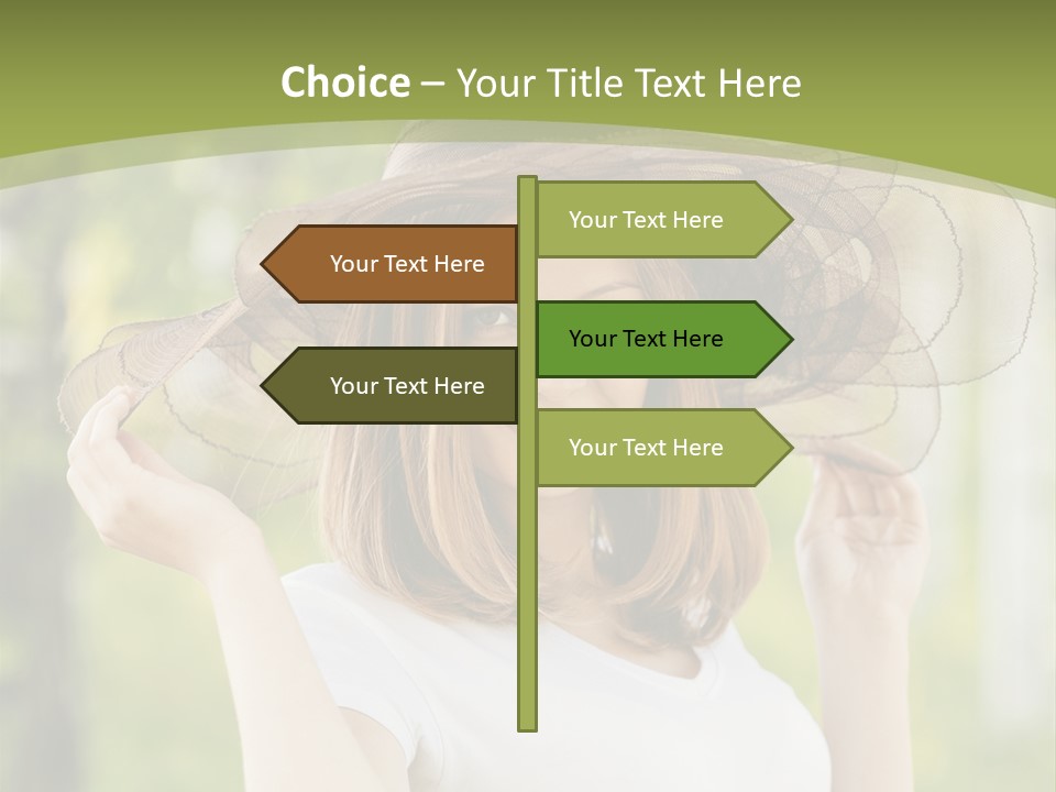 Portrait Hold Birch PowerPoint Template