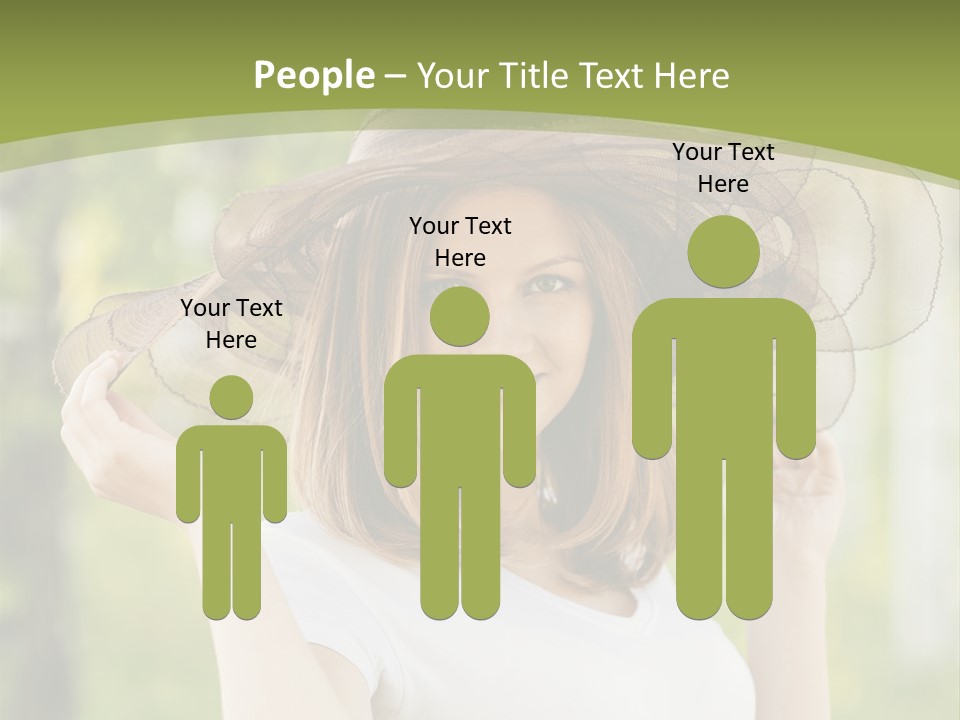 Portrait Hold Birch PowerPoint Template