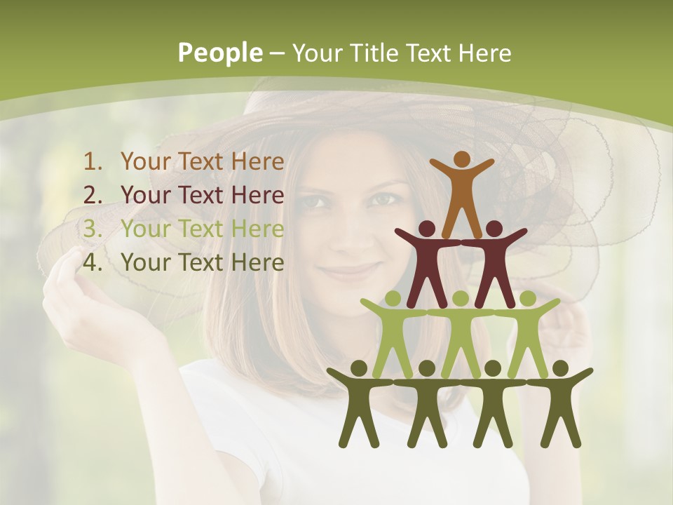 Portrait Hold Birch PowerPoint Template