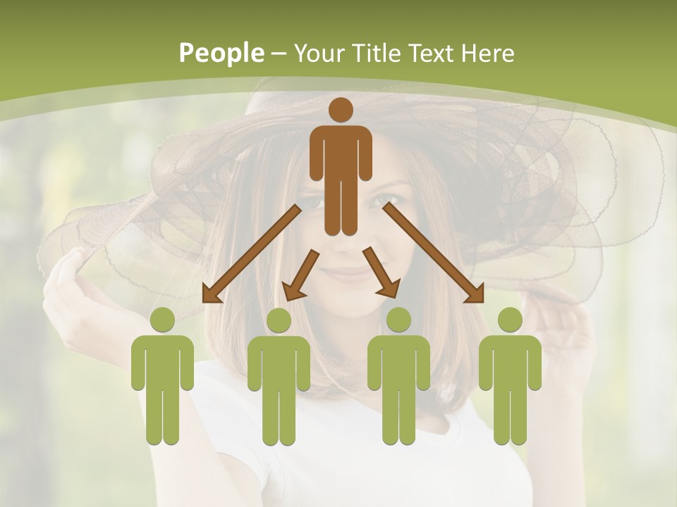 Portrait Hold Birch PowerPoint Template