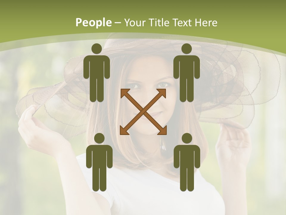 Portrait Hold Birch PowerPoint Template