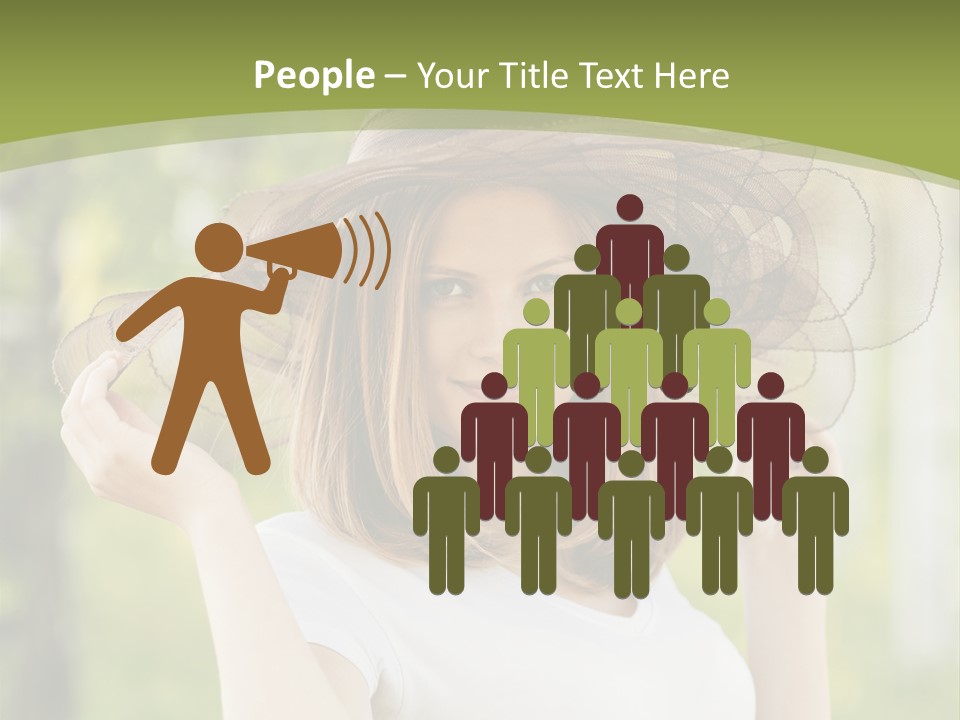 Portrait Hold Birch PowerPoint Template