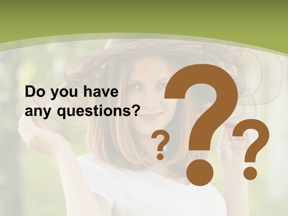 Portrait Hold Birch PowerPoint Template