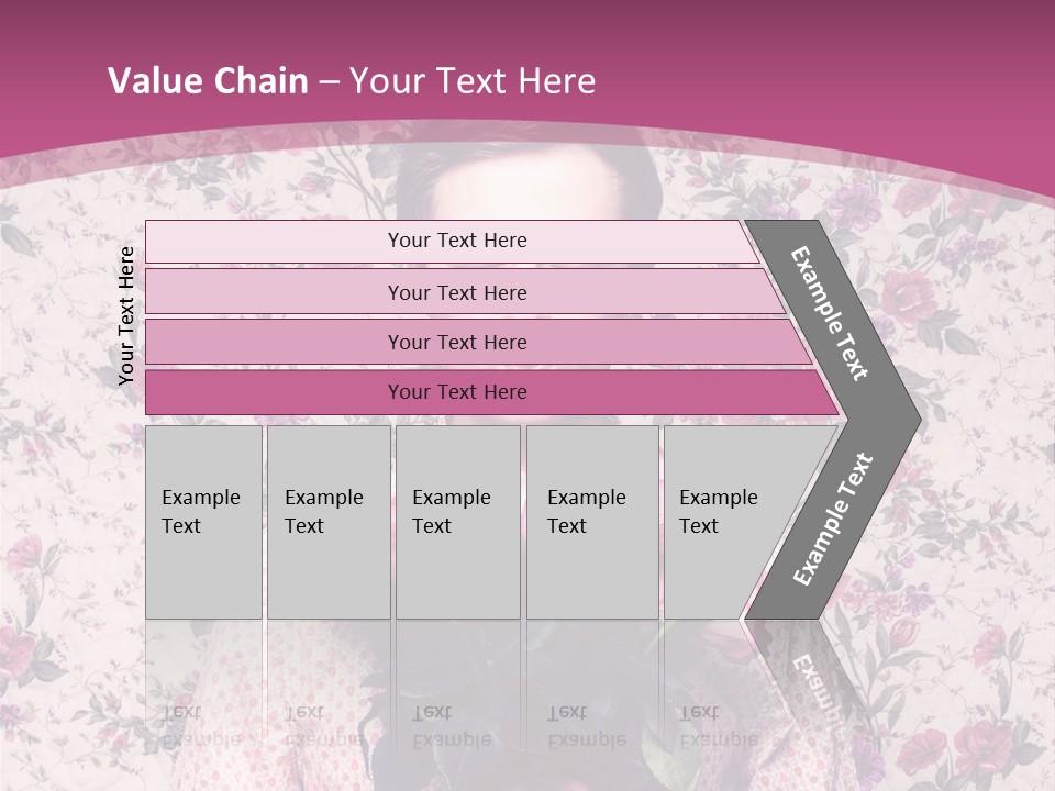 Person Holiday Flora PowerPoint Template