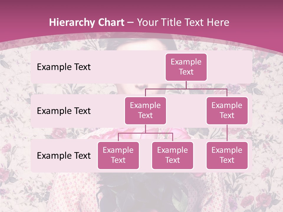 Person Holiday Flora PowerPoint Template