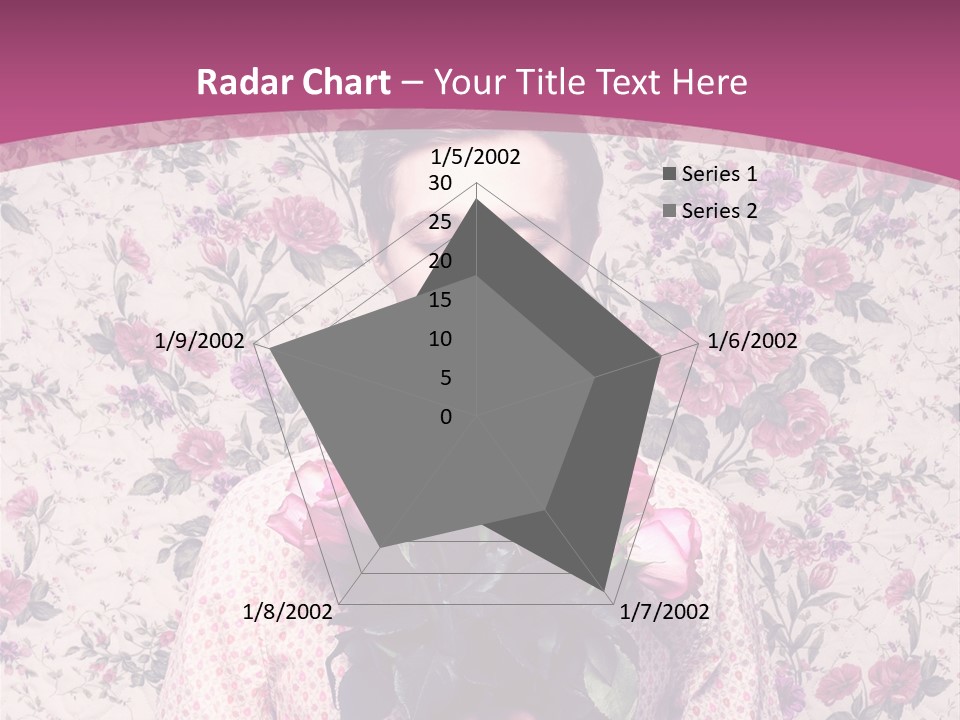 Person Holiday Flora PowerPoint Template