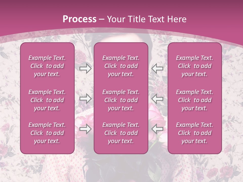 Person Holiday Flora PowerPoint Template