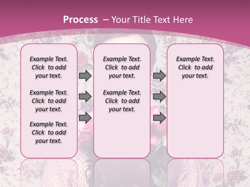 Person Holiday Flora PowerPoint Template