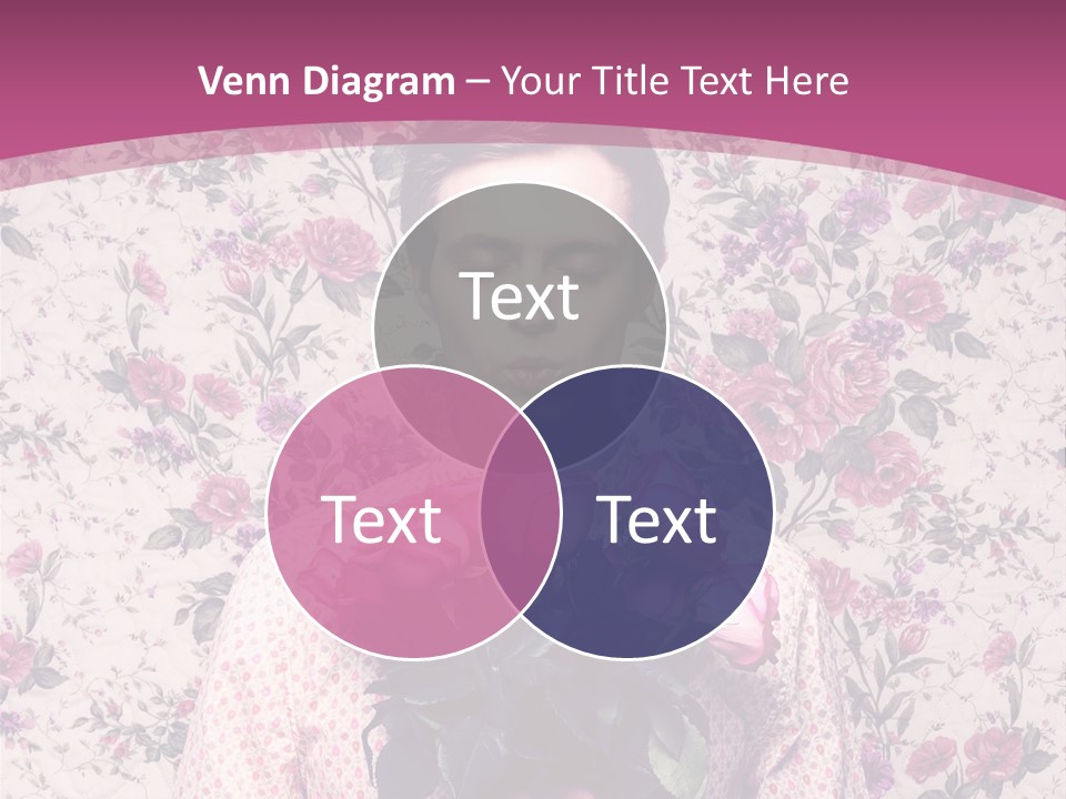 Person Holiday Flora PowerPoint Template