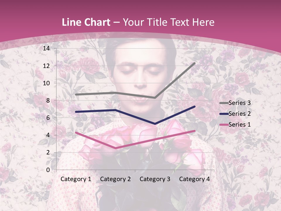 Person Holiday Flora PowerPoint Template