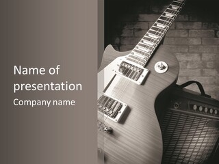 Electric Music Entertainment PowerPoint Template