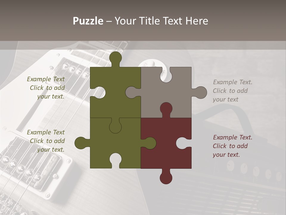 Electric Music Entertainment PowerPoint Template