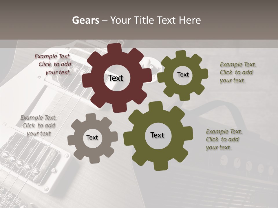 Electric Music Entertainment PowerPoint Template