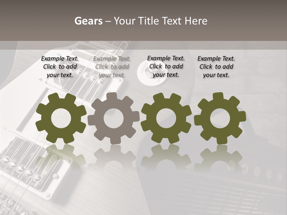 Electric Music Entertainment PowerPoint Template