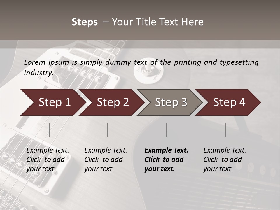 Electric Music Entertainment PowerPoint Template