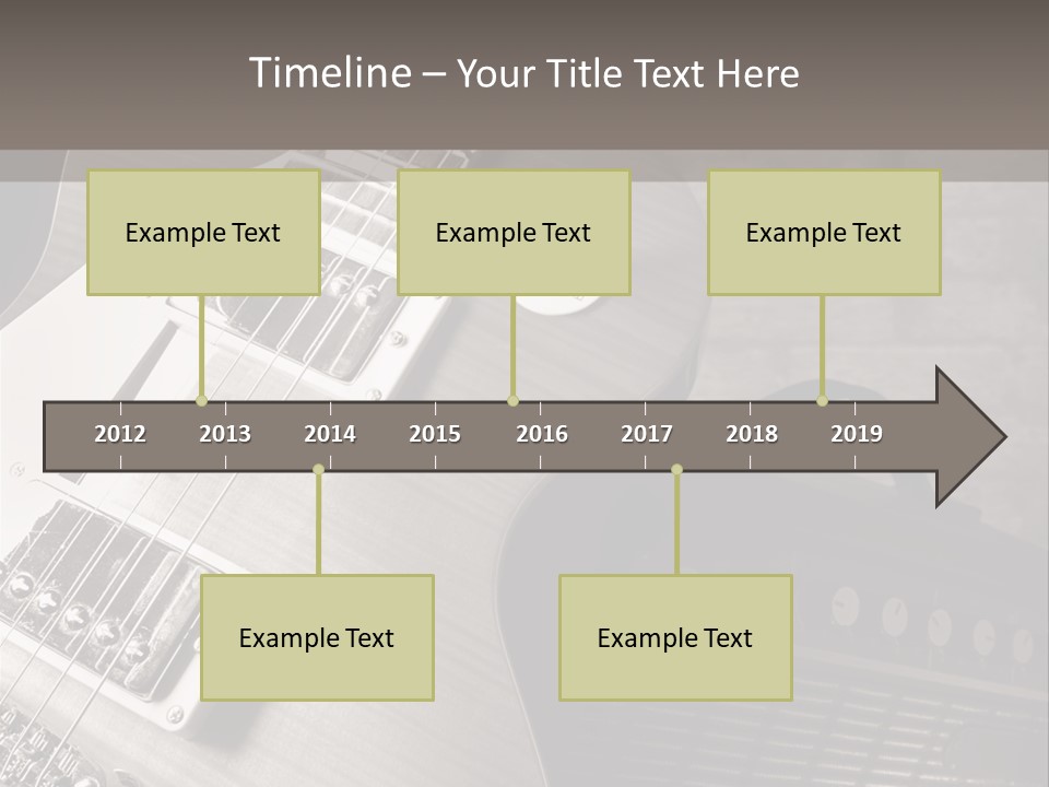 Electric Music Entertainment PowerPoint Template