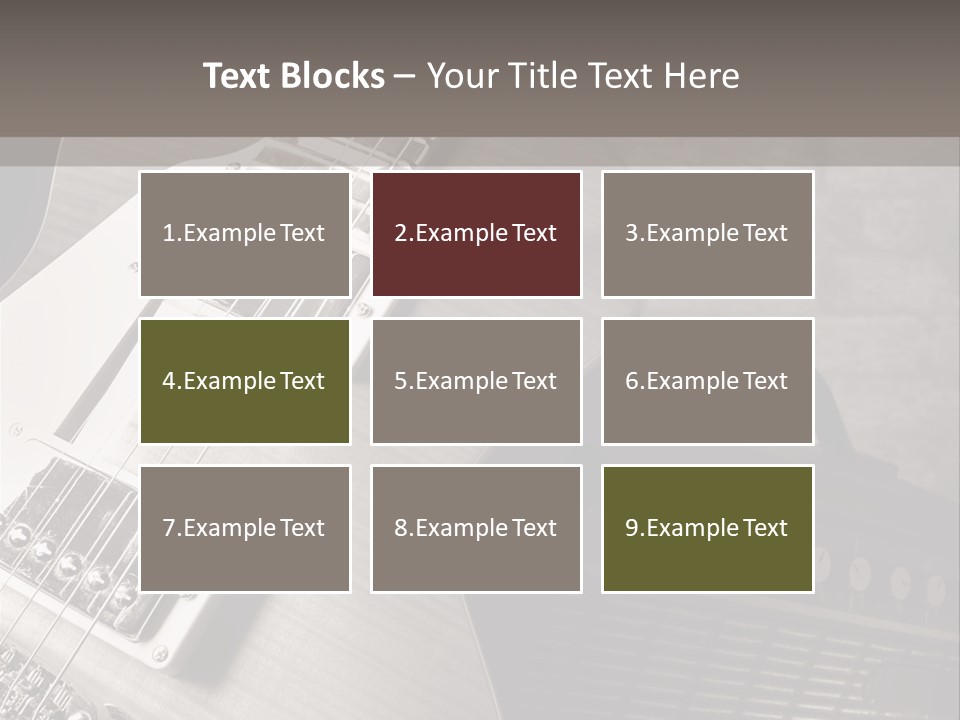 Electric Music Entertainment PowerPoint Template