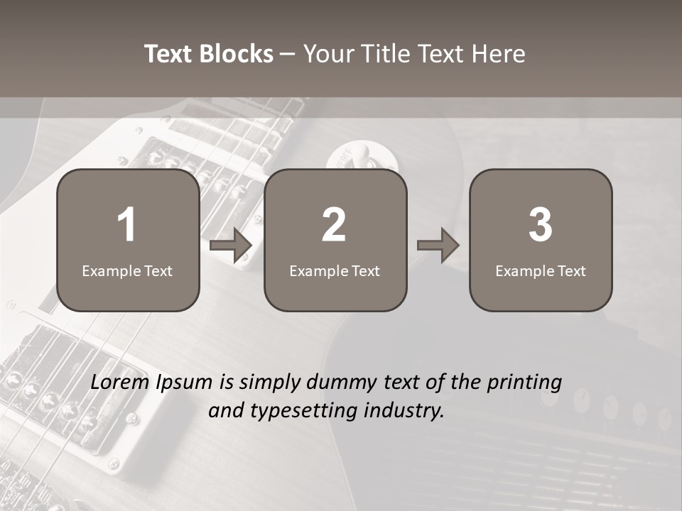 Electric Music Entertainment PowerPoint Template
