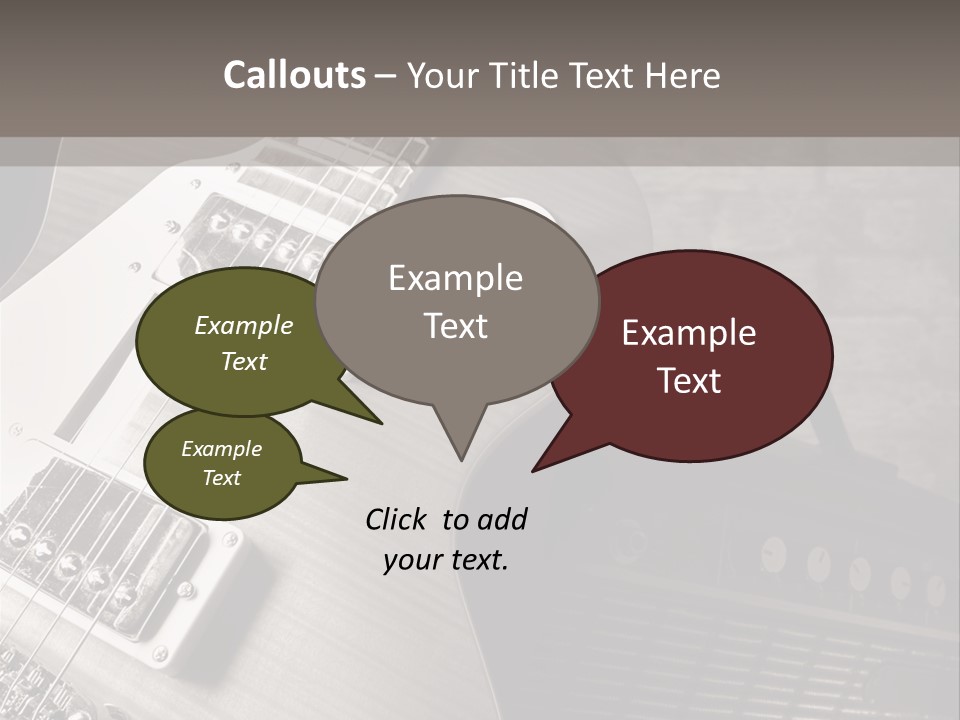 Electric Music Entertainment PowerPoint Template