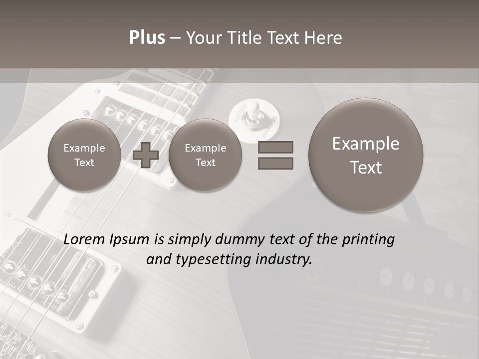 Electric Music Entertainment PowerPoint Template