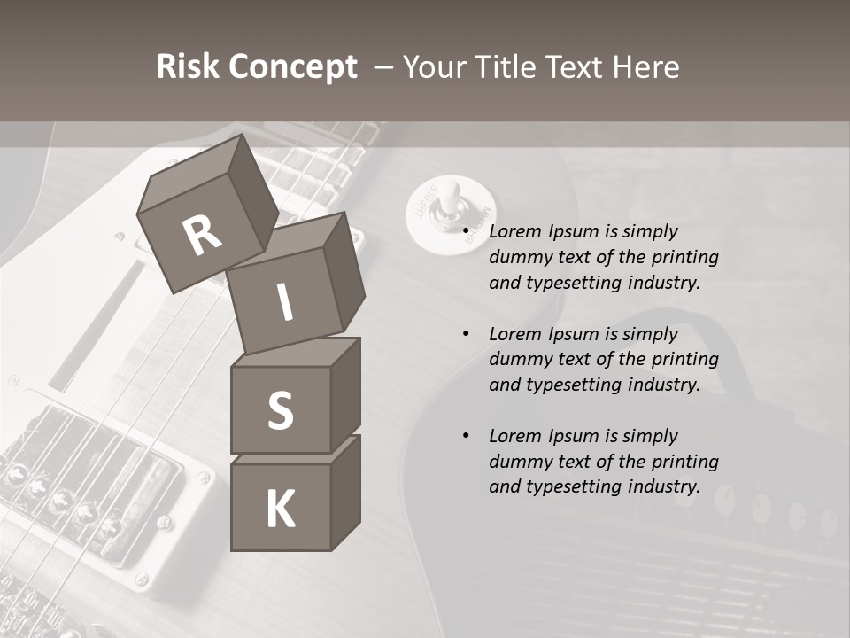 Electric Music Entertainment PowerPoint Template